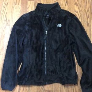 Womens North Face Black Fleece Jacket M/M